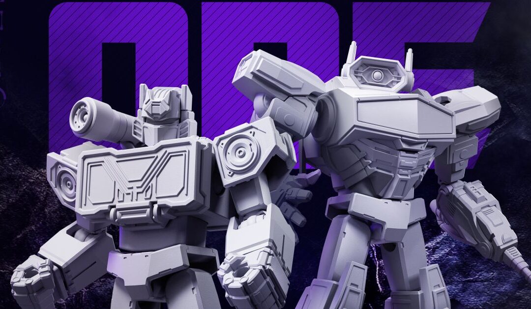 ONE Soundwave & Shockwave Previews of Blokees Galaxy Version Episode 2 Transformers