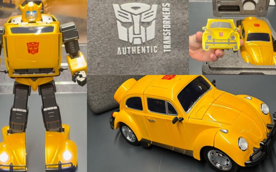 WATCH! Transformers Robosen Flagship Bumblebee In-Hand Unboxing and Demonstration