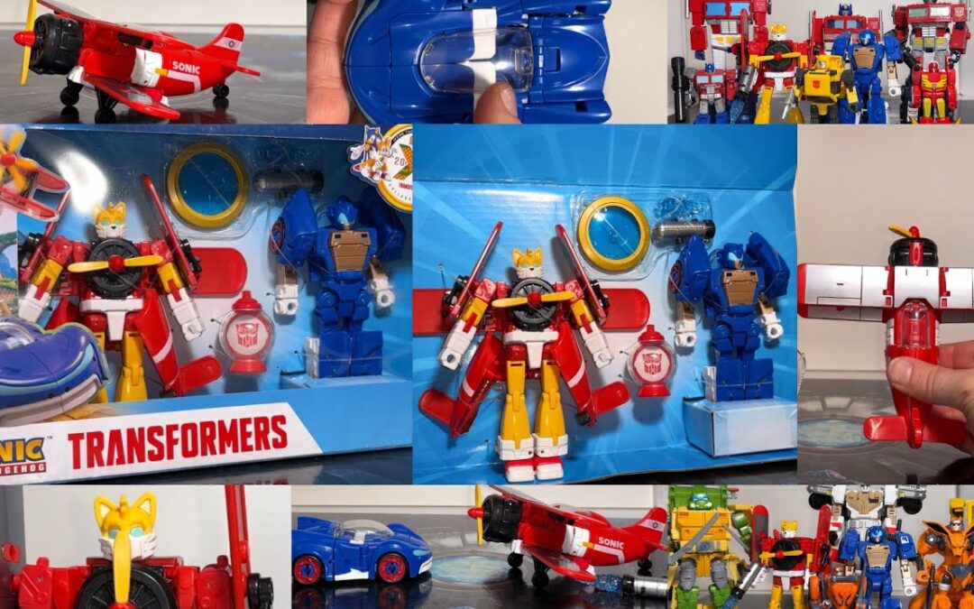 Transformers Sonic The Hedgehog Xover In-Hand Images and Video