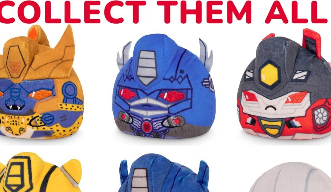 New Transformers Reversible Plush Toys from TeeTurtle – Cheetor, Starscream, Optimus Primal, More