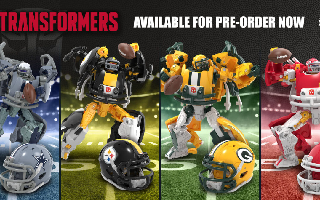 PREORDER! Project Sports Transformers NFL Collaboration Wave 1 Football Action Figures