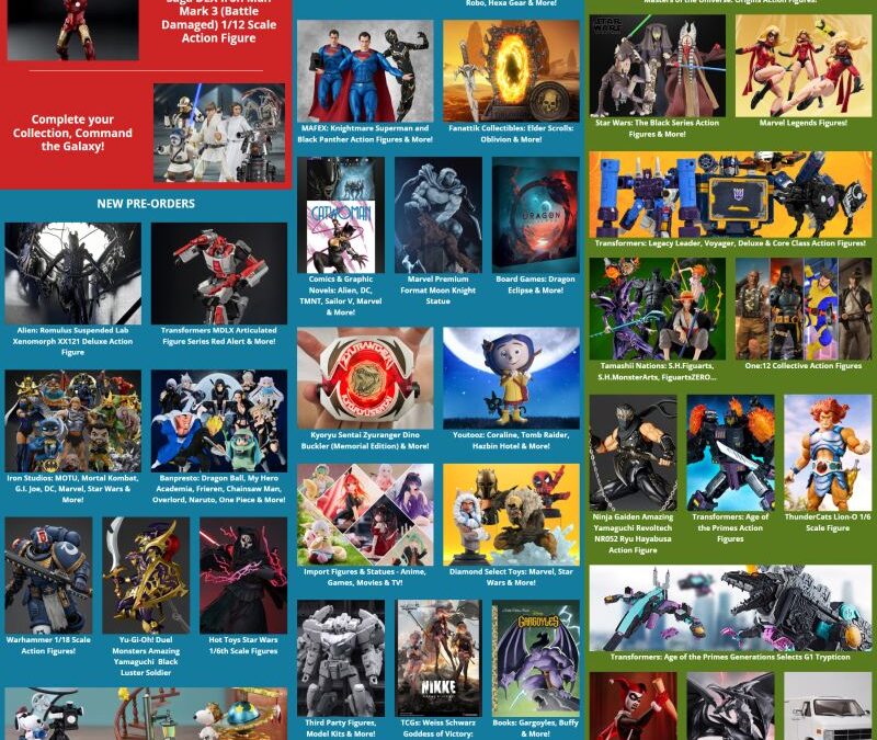BBTS News: Iron Man, Alien, Transformers, Banpresto, Warhammer, Ghost, MOTU, Star Wars & More!