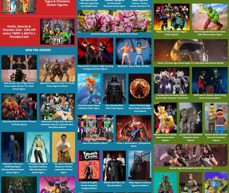 BBTS News- TMNTxMOTUxThunderCats sale, MonsterForce, Doom, Dark Souls, Transformers & More!