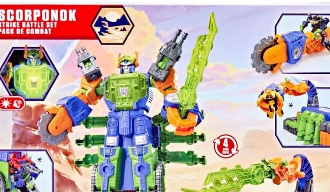 PREORDER! Scoroponok Strike Battle Set from Transformers Cyberworld