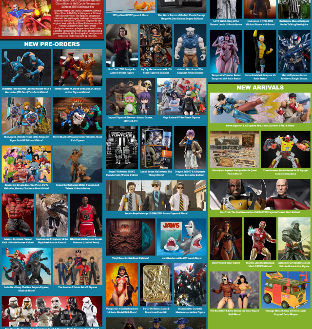 BBTS News: Ghost Rider One:12 BBTS Exclusive, Marvel Legends, Street Fighter, Zelda: Tears of the Kingdom, Street Sharks, The Goonies & More!