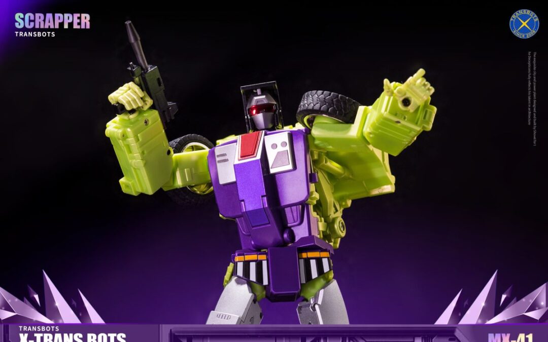 TFORMERS – MX-41 Ground Bite (MP Scrapper) In-Hand Images of X-Transbots Figure